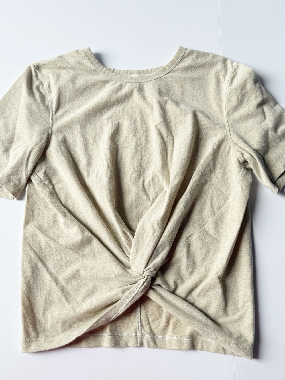 Lululemon Crescent T-Shirt *Spark Bone size 8